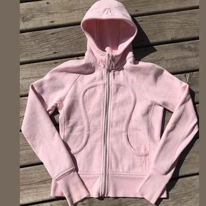 LULULEMON Scuba Hoodie~Paisley Pretty Pink~size 8